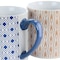 Mr. Coffee Bliss 4 Piece 20oz Can Shaped Stoneware Mug Set in Assorted Colors and Patterns 135394.01 - alternate 4