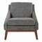 Office Star Products Lounge Seating/Davenport Mid-Century Club Chair, Charcoal SL4411R-MC4 - alternate 6