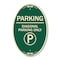 Signmission Parking - Diagonal Parking Only With Parking, 12 In X 18 In Architectural, Heavy Gauge Aluminum A-OV-G-1218-23472 - alternate 1