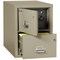 Fireking 2 Drawer, 1 Hr Fire Rated, Vertical, 31" Legal, Safe-In-A-File Pewter 2-2131-CPESF - alternate 2