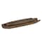 Homeroots Set of Two Dark Brown Solid Wood Boat Vanity Trays 574114 - alternate 5