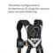 3M Dbi-Sala ExoFit NEX(TM) Arc Flash Full Body Harness, L, 420 lb., Quick-Connect Chest/ Back D-Ring 1103087 - alternate 6