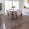 Homeroots 5' X 8' Brown And Ivory Geometric Washable Indoor Outdoor Area Rug 602348 - alternate 7