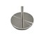 Homeroots 68in Brushed Steel Brushed Steel Coat Rack 372942 - alternate 3