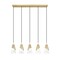 Z-Lite Aimie 5-Light Linear Chandelier, 6 in W, Modern Gold 828P6-5L-MGLD - alternate 5
