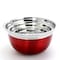 Oster Rosamond 3 Piece Stainless Steel Round Mixing Bowls in Red 109498.03 - alternate 7