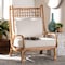 Bali & Pari Helina Bohemian Light Honey Rattan Accent Chair 250-13878-ZORO - alternate 7