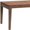 Homeroots 47" Walnut Wood Self-Storing Leaf Extendable Dining Table 631301 - alternate 7