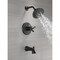 Delta Kayra Monitor 17 Series Tub and Shower Trim T17433-BL - alternate 4