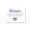 Signmission Public Safety, 10" Height, Decal, 14" x 10", Nurses Thank You For Your Time & Sacrifice OS-NS-D-1014-25419 - alternate 1