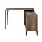 Homeroots 48" Brown and Black L Shape Writing Desk 491500 - alternate 3