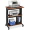 Safco Adj Printer Stand, 3 Level, Cherry/Blk 1881CY - alternate 1