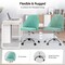 Yssoa Simple Deluxe Armless Office Desk Chair, Modern Cute Swivel Vanity Chair Comfy Home Office Chairs w 3A88HKCHAIROFFICEGRN01 - alternate 6