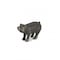 Homeroots 5" Black Cast Iron Pig Hand Painted Sculpture 483184 - alternate 5