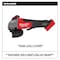 Milwaukee Tool M18 FUEL 4-1/2 in. / 5 in. Braking Grinder with No-Lock Paddle Switch (Tool Only) 2880-20 - alternate 8
