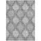 Homeroots 3' X 5' Gray Silver And Charcoal Ikat Washable Indoor Outdoor Area Rug 589152 - alternate 4