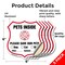 Signmission Pets Inside Shield Sign Alert Please Sav, 6 inch X 6 inch, Vinyl Decal, 5PK SHI-D-5PACK-6-429 - alternate 4
