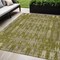 Homeroots 5' X 8' Olive Green Taupe And Beige Moroccan Washable Indoor Outdoor Area Rug 577206 - alternate 1