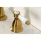 Kingston Brass Double-Handle Widespread Kitchen Faucet, Brushed Brass KB1797BPLLS - alternate 5