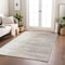 Homeroots 3' X 5' Ivory And Brown Abstract Washable Indoor Outdoor Area Rug 601218 - alternate 5