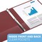 Davis Group Premium Economy, Round Ring, Binder, (Burgundy, 5/8"), PK6 2300-08-06 - alternate 5