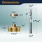 Powertec Solid Brass Inlay Kit. Router Bit with 1/4" Cutting Dia. & Shank 71729 - alternate 4