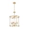 Z-Lite Katerina 4 Light Chandelier, Rubbed Brass, 16 In W x 27 In H 1950-4C-RB - alternate 4