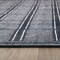 World Rug Gallery Bohemian Stripe Lines Washable Non Slip Runner Rug 2 ft x 8 ft Black WR68BLACK2X8 - alternate 7