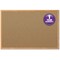 Quartet Cork Bulletin Board 3ft.x2ft., Oak Finish Frame 85366 - alternate 1