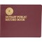 Dome Notary Public Record Book, 10 Column Format, Maroon Cover, 10.5 x 8.25 Sheets, 32 Sheets/Book 880 - alternate 3