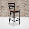 Flash Furniture Black Ladder Stool-Cherry Seat, PK2 2-XU-DG697BLAD-BAR-CHYW-GG - alternate 4