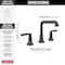 Delta Saylor Two Handle Widespread Bathroom Faucet 3536-BLMPU-DST - alternate 2