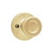Kwikset Mobile Home Polished Brass Passage Hall/Closet Door Knob 200M 3 CP 7/8RFL RCS - alternate 1