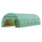 Vevor Walk-in Tunnel Greenhouse 29.2x9.7x6.5ft Galvanized Frame PE Cover Green 3×9×2m(6）G - alternate 1