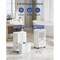 Edendirect 21 pt. 2,000 sq.ft. Home Dehumidifier for Bathroom in White, with Drain Hose, Bucket, Auto Defrost ZRPD20B - alternate 3