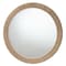 Bali & Pari Geralyn Japandi Natural Seagrass Round Wall Mirror 248-13814-ZORO - alternate 1