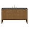 James Martin Vanities Hudson 60" Single Vanity, Honey Oak w/ 3 CM Parisien Bleu Silestone Top 435-V60S-HNO-3PBL - alternate 1