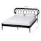 Baxton Studio Florica Art Deco Black Wood Queen Platform Bed 255-14153-ZORO - alternate 6