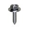 Auveco 14 x 1in Hex Head Sems Tapping Screw Zinc, 100PK 2989 - alternate 1
