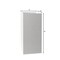 Leisuremod Basalt Tall Square Fiberstone & MgO Clay Planter, Weather-Resistant, Fully Assembled BP24W - alternate 6