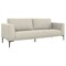 Homeroots 87" Beige Sofa With Black Legs 480932 - alternate 3