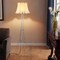 Homeroots 56" Brass LED Light Changing Floor Lamp With Beige Bell Shade 531005 - alternate 4