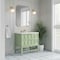 James Martin Vanities Emmeline 36'' Single Vanity, Pistachio w/ 3 CM White Zeus Top D100-V36-PST-3WZ - alternate 7