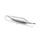 Homeroots 36in Silver Aluminum Leaf Shaped Centerpiece Bowl 354895 - alternate 3