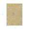 Homeroots 5' X 8' Gold Beige And Fern Green Floral Washable Indoor Outdoor Area Rug 589465 - alternate 6