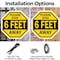 Signmission Please Stay 6 Feet Away, 6 inch X 6 inch, Plastic Sign, 2PK OC-P-2PACK-6-198 - alternate 4