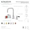 Kingston Brass Widespread Bathroom Faucet with Brass Pop-Up, Antique Brass FSC893DKLAB - alternate 2
