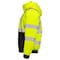 Dome75 Hi-Vis Bomber Jacket, Polyester, Class ANSI/ISEA 107-2020 Class 3 Type R, HiVis Yellow/Black Bottom DJB3832 - alternate 5