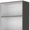 Homeroots 71" Gray And White Wood Five Tier Bookcase 546195 - alternate 8