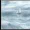 Homeroots Three Sailboats Ocean Scene Black Framed Wall Art 573950 - alternate 5